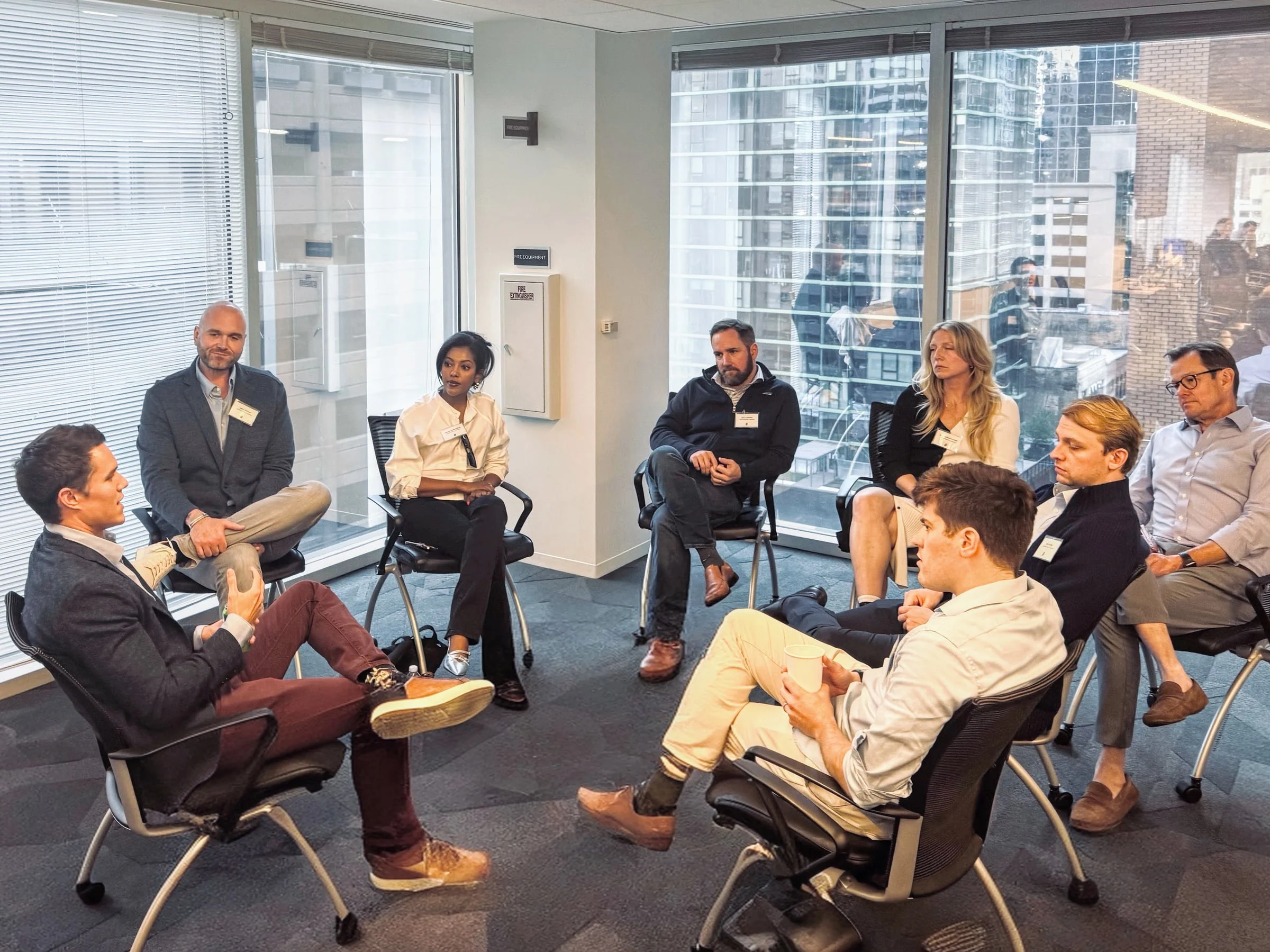 LongJump network members at an event